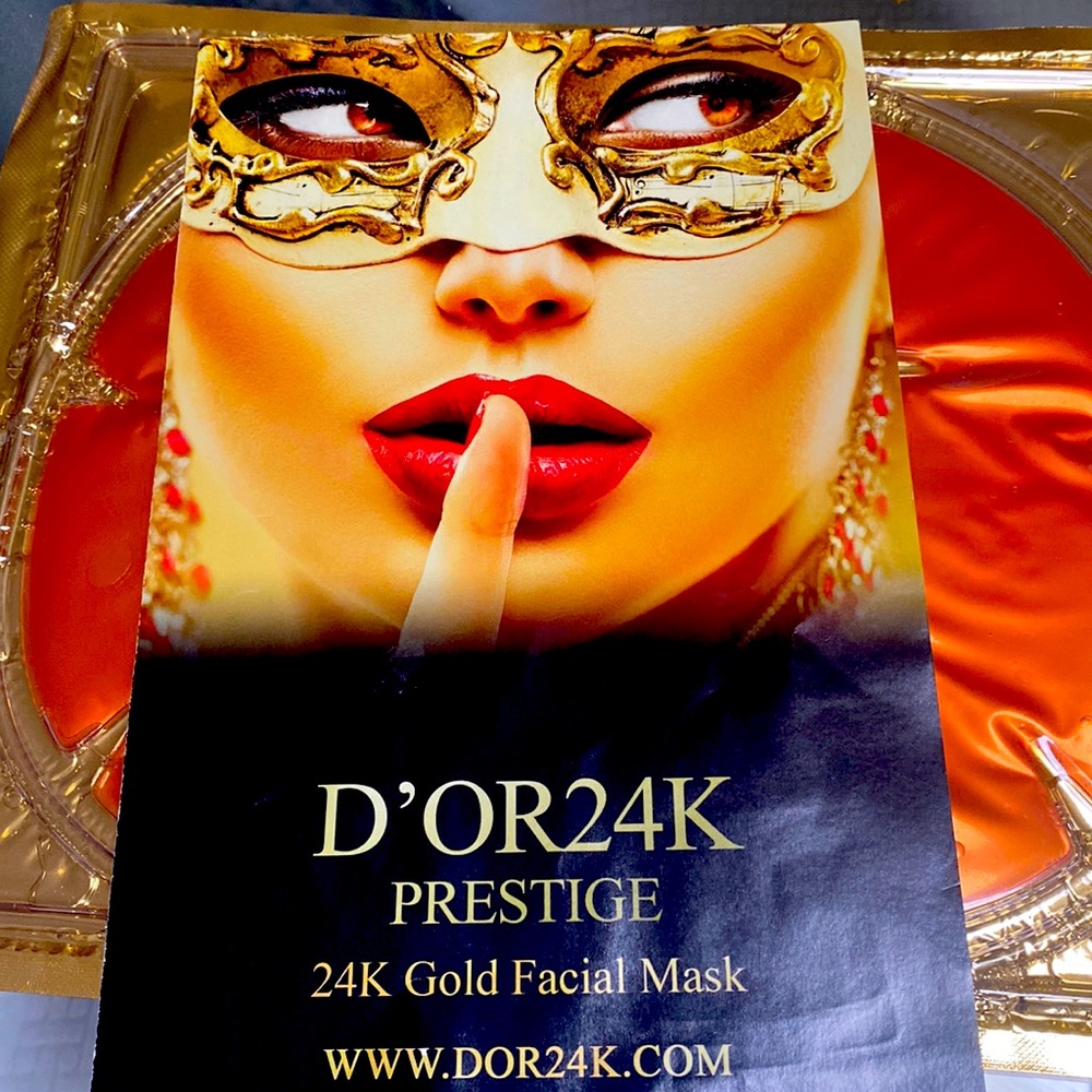 D’OR24K Prestige 24K Gold Facial Mask Collection - Vitamin C Face Mask